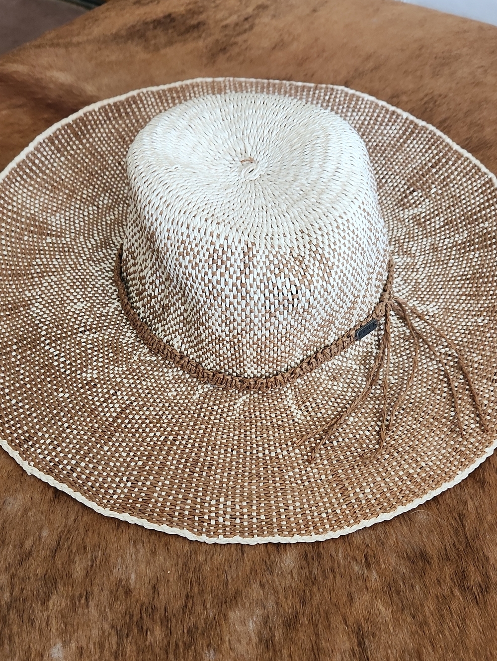 Pistil Designs Wide Brim Straw Woven Hat OS
